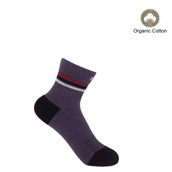Quarter Crew Organic Women's Sport Socks - Mauve