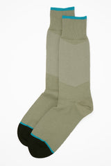 Chevron Men's Socks - Quartz