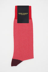 Lux Taylor Men's Socks - Red