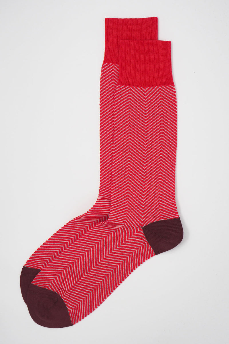 Lux Taylor Men's Socks - Red