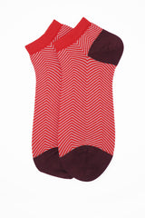 Lux Taylor Men's Trainer Socks - Red