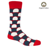 Peper Harow red Ouse men's luxury socks