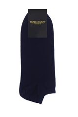 Classic Men's Trainer Socks Bundle - Burgundy & Royal Navy
