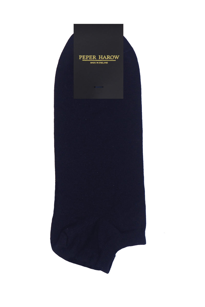 Classic Men's Trainer Socks Bundle - Royal Navy & Cloud