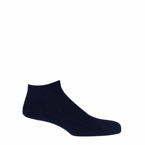 Classic Men's Trainer Socks Bundle - Royal Navy & Cloud