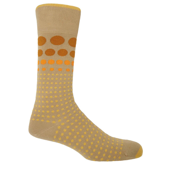 Grad Polka Men's Socks - Sand