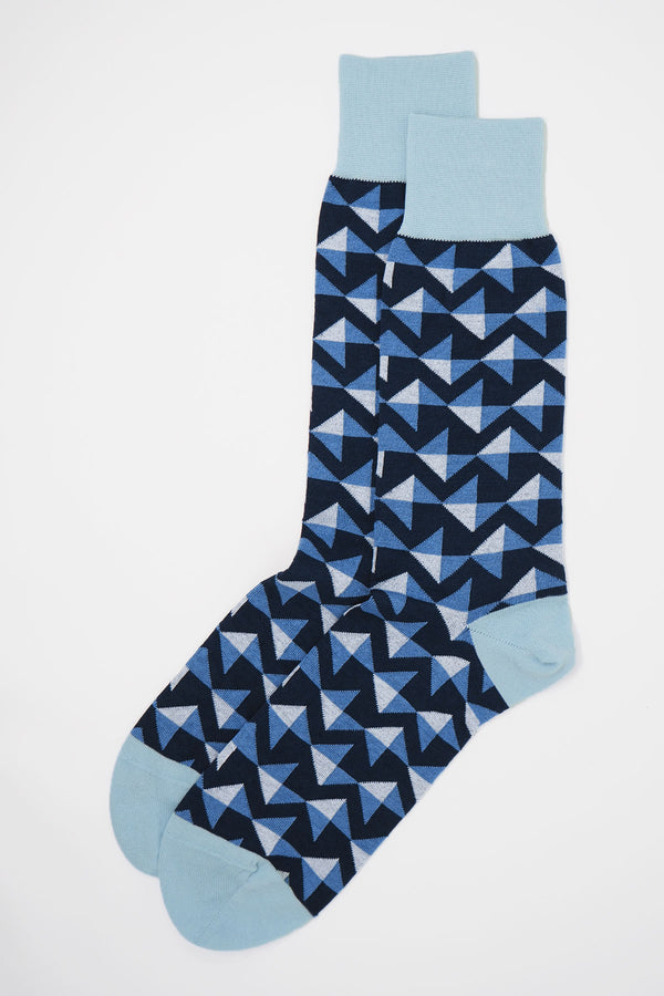 Triangle Men's Socks - Navy