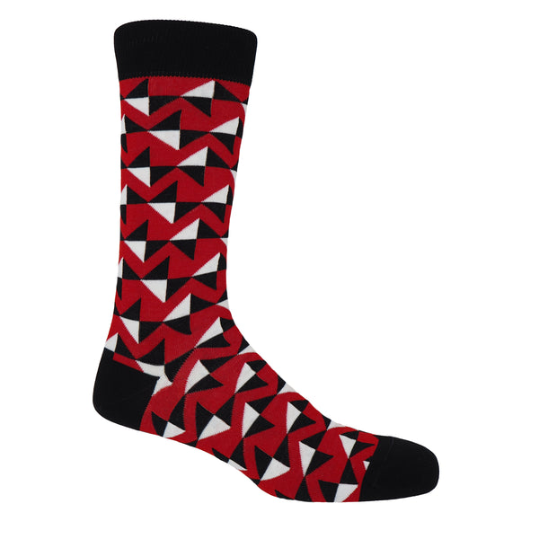 Peper Harow red Triangle luxury men's egyptian cotton socks