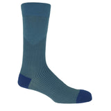 Peper Harow blue V-Stripe men's luxury socks