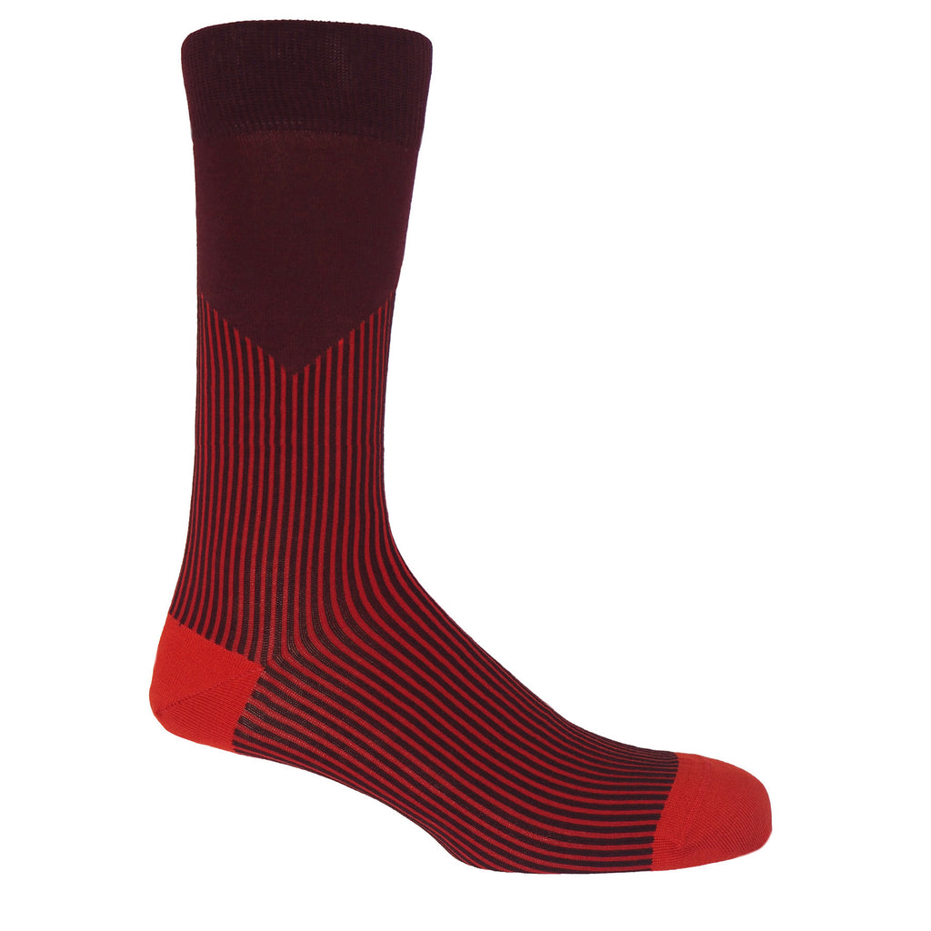 V Stripe Socks