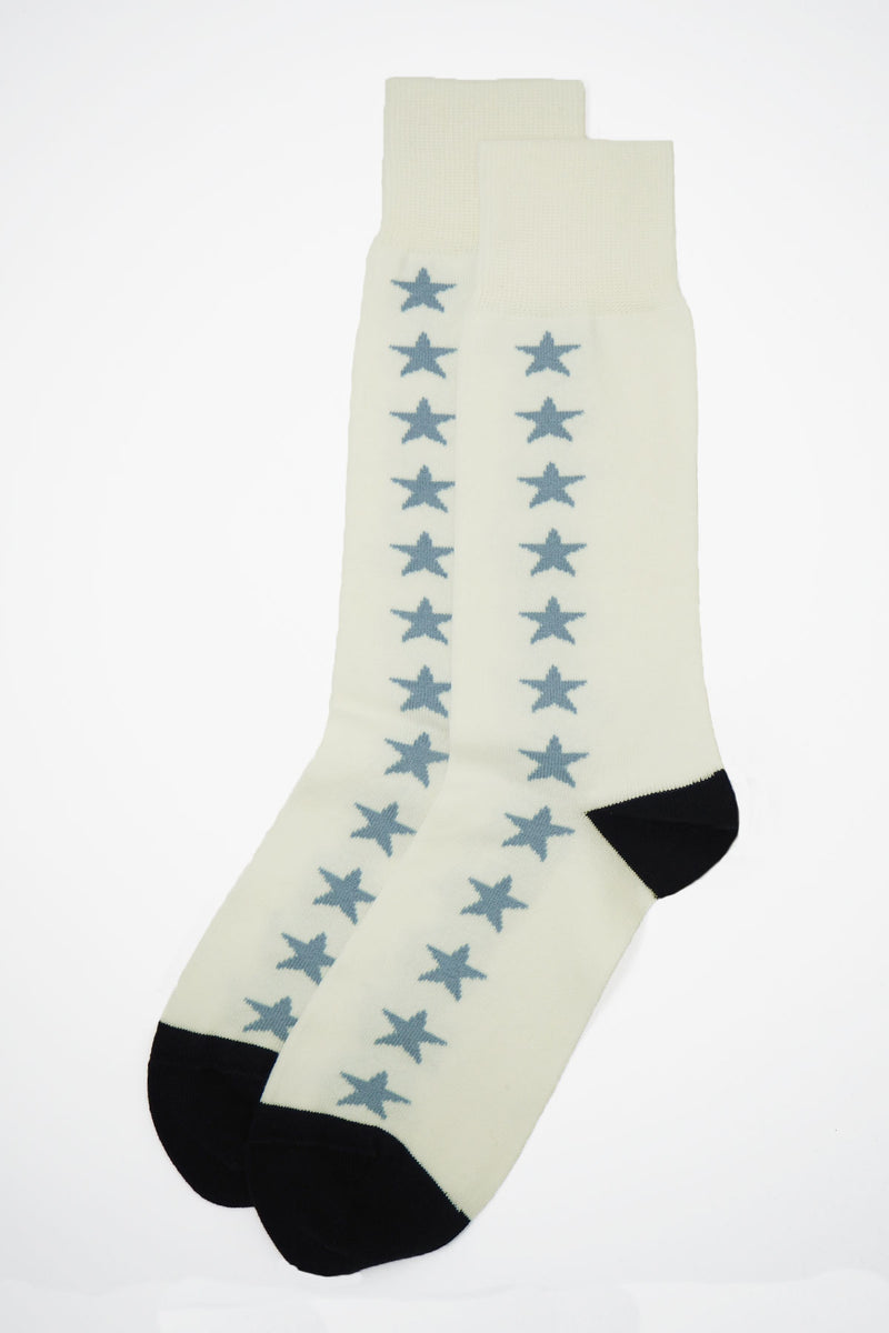 Starfall Men's Socks - White