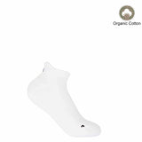 Peper Harow plain white Organic women's luxury trainer sport socks