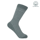 Recycled Ribbed Women's Socks - Blue