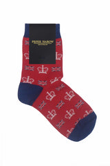 Peper Harow women's limited edition Coronation luxury socks in packaging.