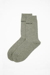 Recycled Ribbed Women's Socks - Grey