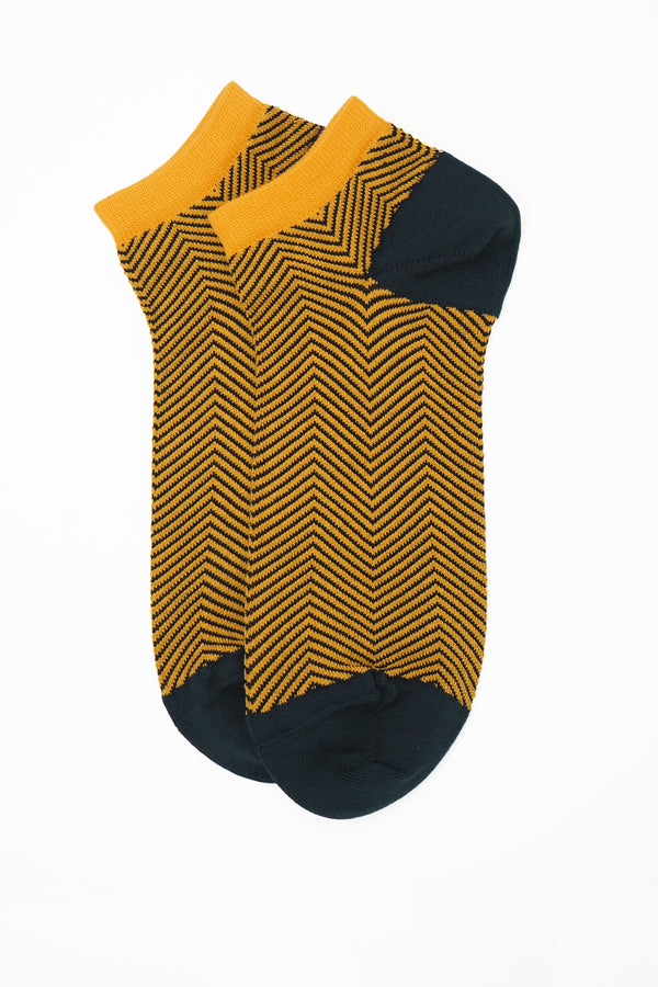 Lux Taylor Men's Trainer Socks - Yellow